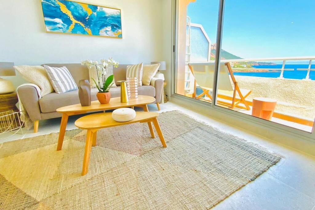 Apartamento Antheor - Vue Exceptionnelle - Refait A Neuf 4 Couchages Saint-Raphaël Exterior foto