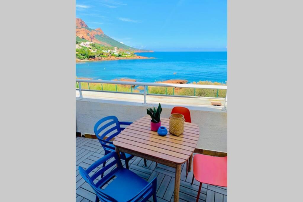 Apartamento Antheor - Vue Exceptionnelle - Refait A Neuf 4 Couchages Saint-Raphaël Exterior foto