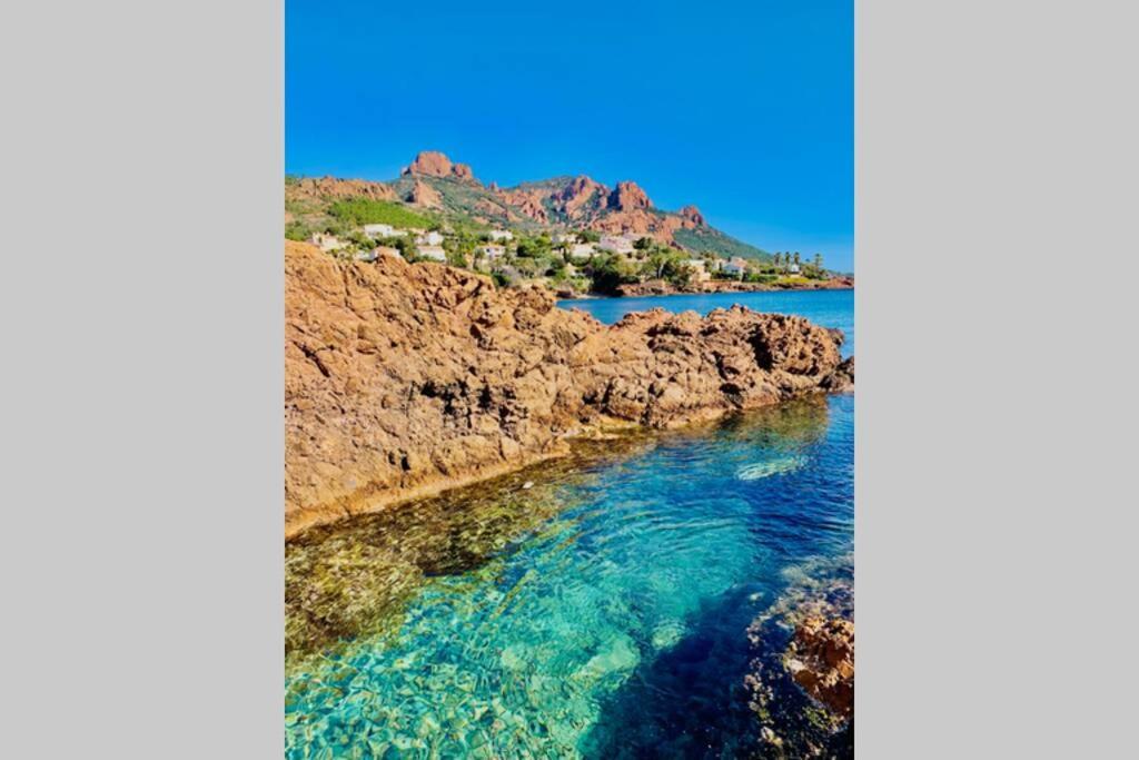 Apartamento Antheor - Vue Exceptionnelle - Refait A Neuf 4 Couchages Saint-Raphaël Exterior foto
